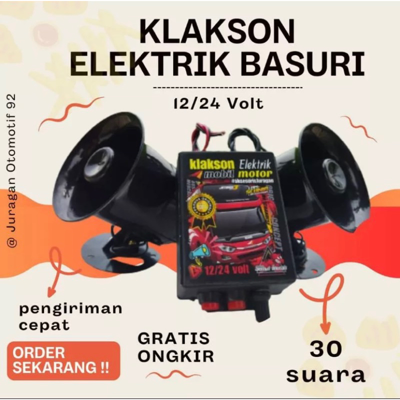 KLAKSON ELEKTRIK BASURI