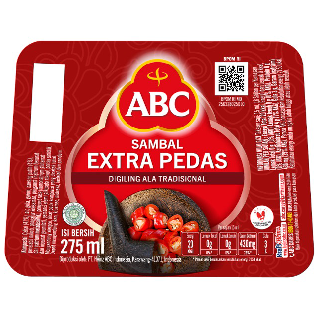 

↑❂❉ ABC Saus Sambal Extra Pedas 275 ml - Twin Pack