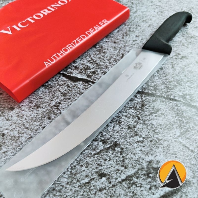 Butcher knife pisau sembelih victorinox 25 cm original swiss 5.7203.25