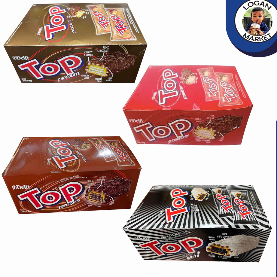 

Terkini Delfi Top Wafer 1 Box Isi 24 Pcs Sachet 24Pcs Coklat