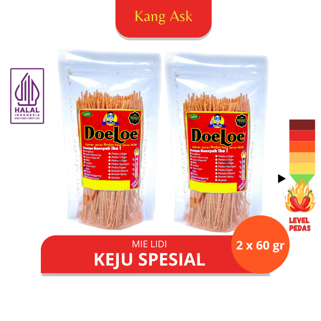 

Doeloe Mie Lidi Rasa Keju Spesial 60 gr - 2 Pcs