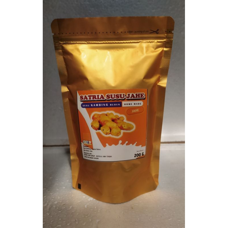 

Satria susu kambing gold rasa jahe 200gr