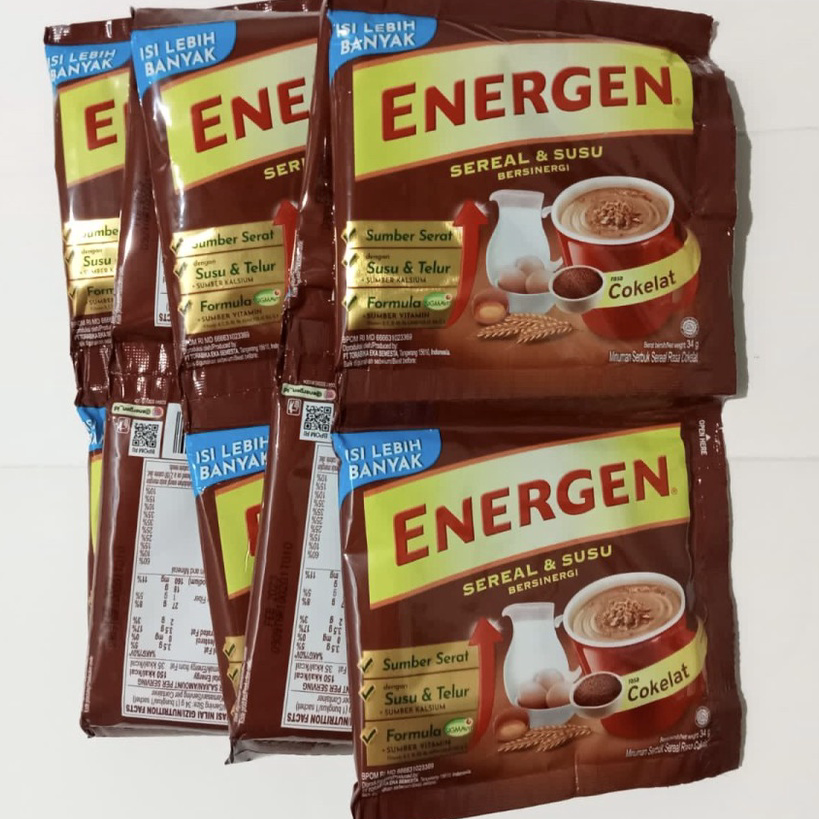 

Terlaris Energen Susu Sereal Aneka Rasa 10 Sachet @35gr