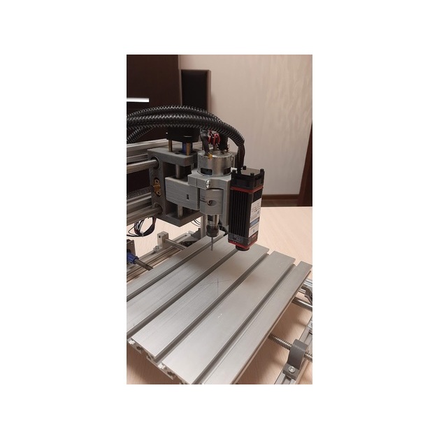 Bracket Pemasangan Laser Dioda Pada cnc 3018