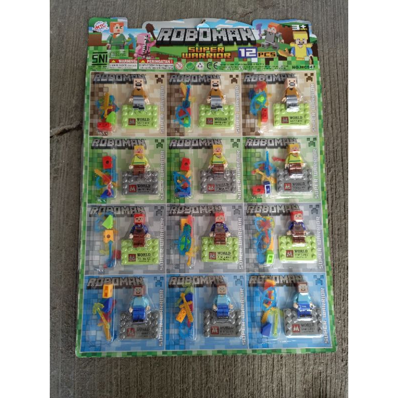 mainan lego /Lego Roboman minecraft /minifigure