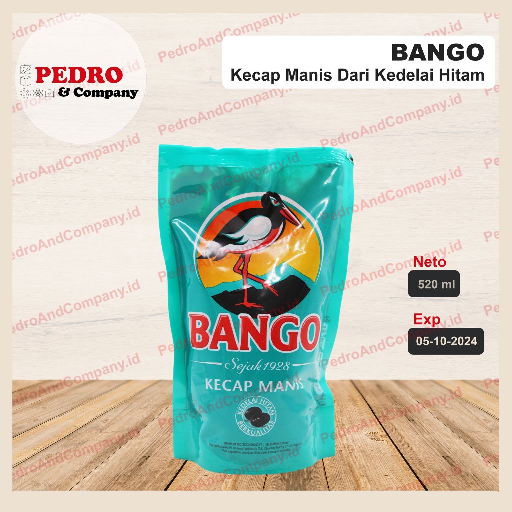 

Bango kecap manis 520 ml - refill pack plastic pack sweet soy