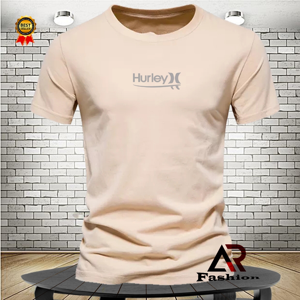 NEW ARIVAL!!! T-SHIRT PRIA/WANITA HURLEY 01 TEXS SILVE /KAOS ORIGINAL QUALITY PREMIUM