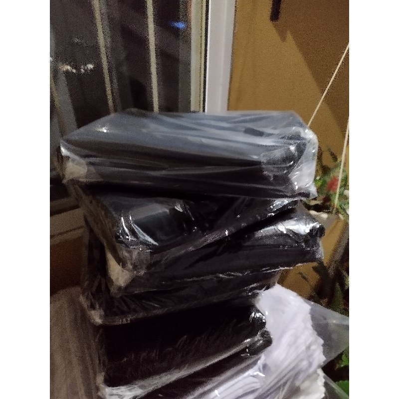 Napkin/ serbet makan bahan Damask  50x50. Hitam