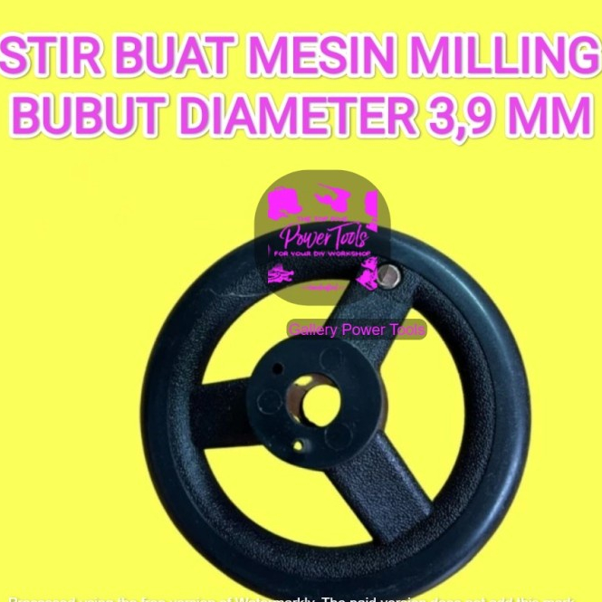 

Hand Wheel Stir Putararan Roda For Milling Machine Bubut Milling 3,9mm