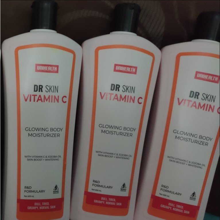 Body Lotion Vitamin C Unihealth - Dr Skin Vit. C Body Lotion 600ml Original