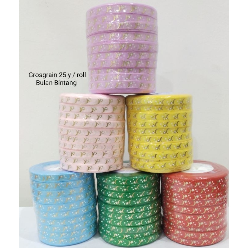 Pita Grosgrain 1cm foil