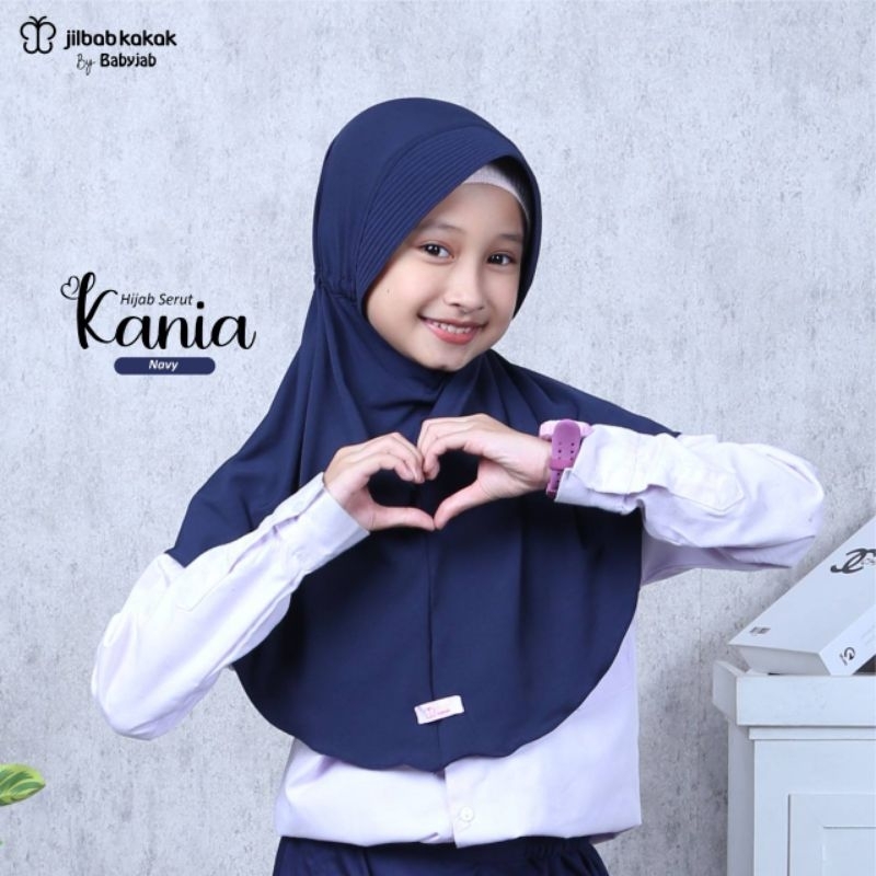 Hijab Serut Kania by Jilbab Kakak | Jilbab Sekolah | Jilbab Instan