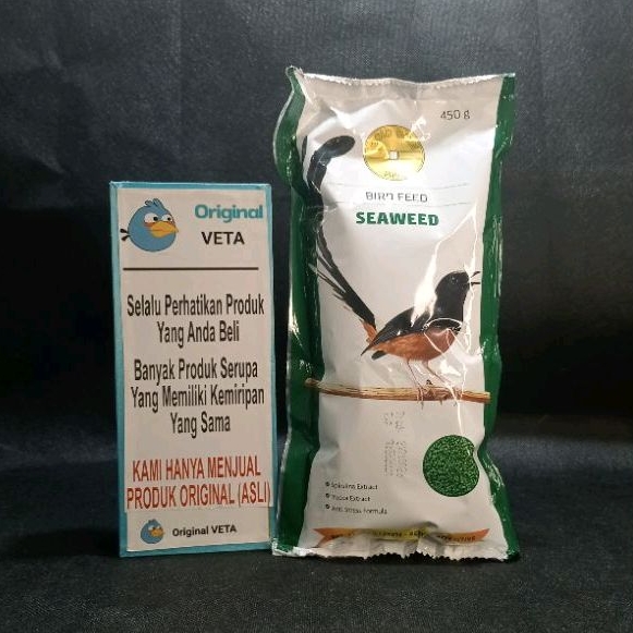 GOLD COIN SEAWEED PAKAN BURUNG VOER RUMPUT LAUT BURUNG TAMPIL OPTIMAL