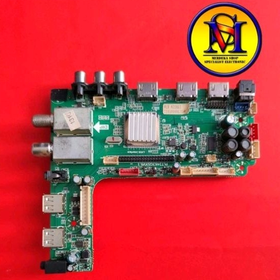 mb mobo mainboard module mesin tv Polytron PLD 43S863 PLD43S863