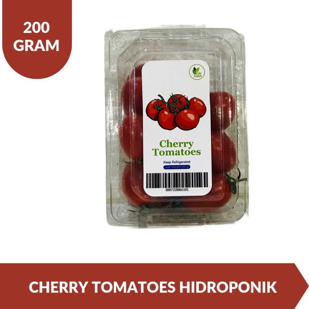 

Cherry Tomatoes Hidroponik 200 Gram (Tomat Ceri)