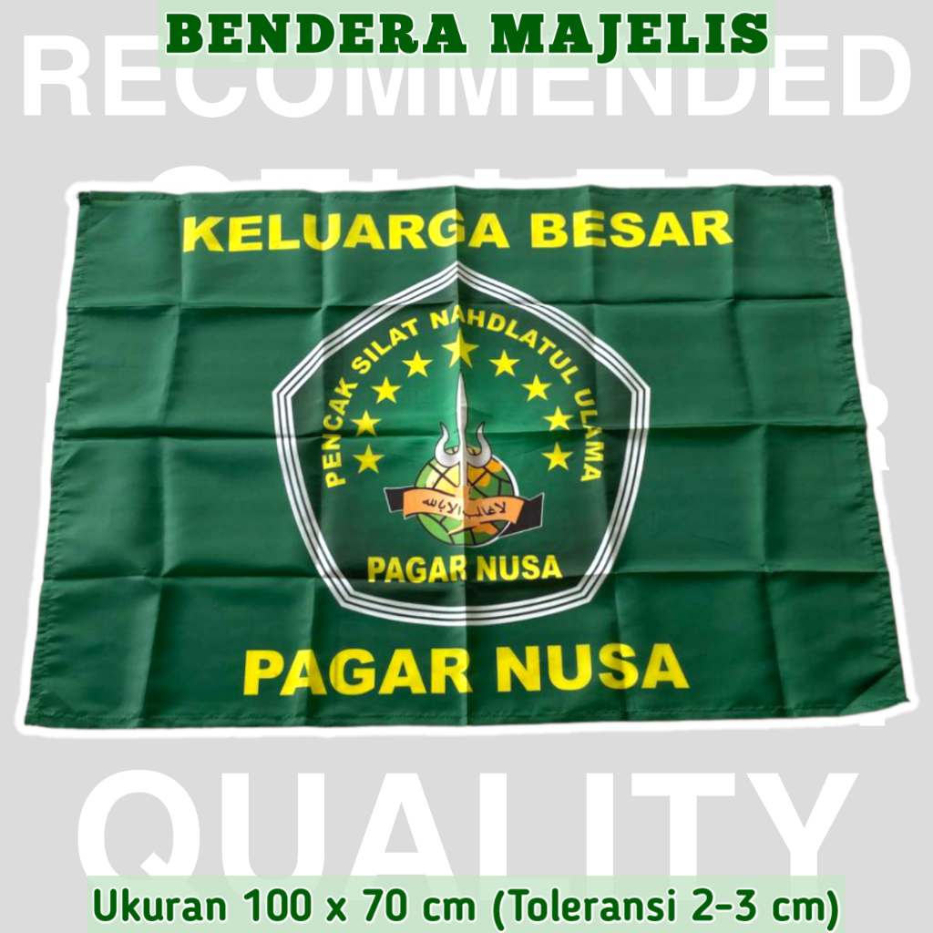 Bendera Pagar Nusa / Bendera Majelis Syekhermania /  Bendera Majelis Sholawat / Bendera Mafia Sholaw
