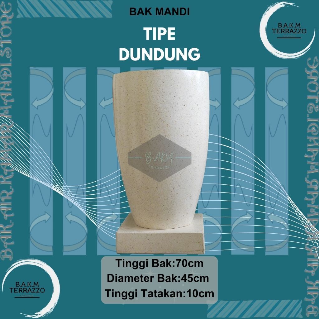 BAK AIR KAMAR MANDI | HARGA BAK MANDI TERASO | TERAZZO SUPER JUMBO KERAMIK MURAH | TIPE DUNDUNG