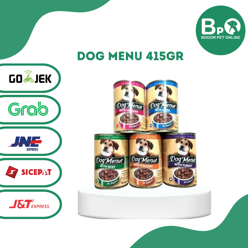Dog Menue kaleng 415 gr - Makanan Basah Anjing - wet dog food