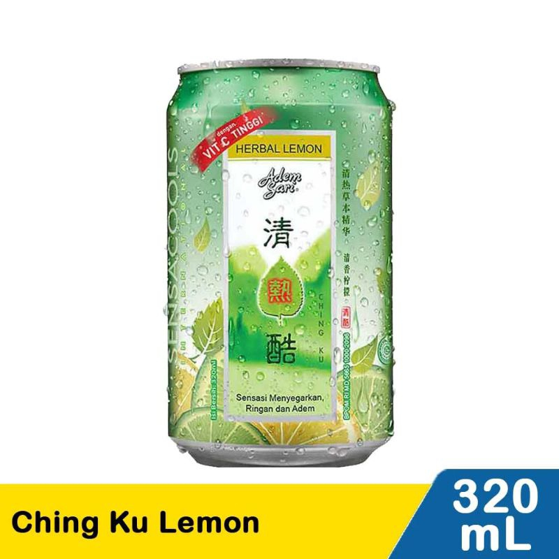 

Adem Sari Chingku Kaleng Herbal Lemon 320ml