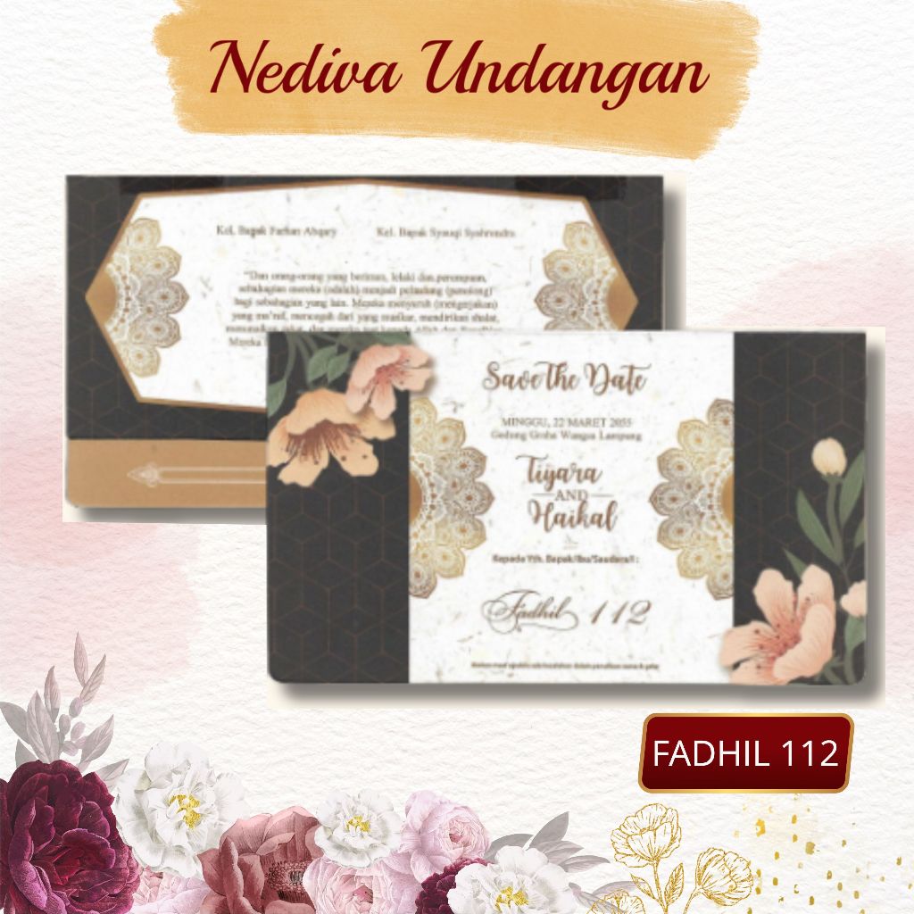 Blangko Undangan Fadhil 112 Harga Murah