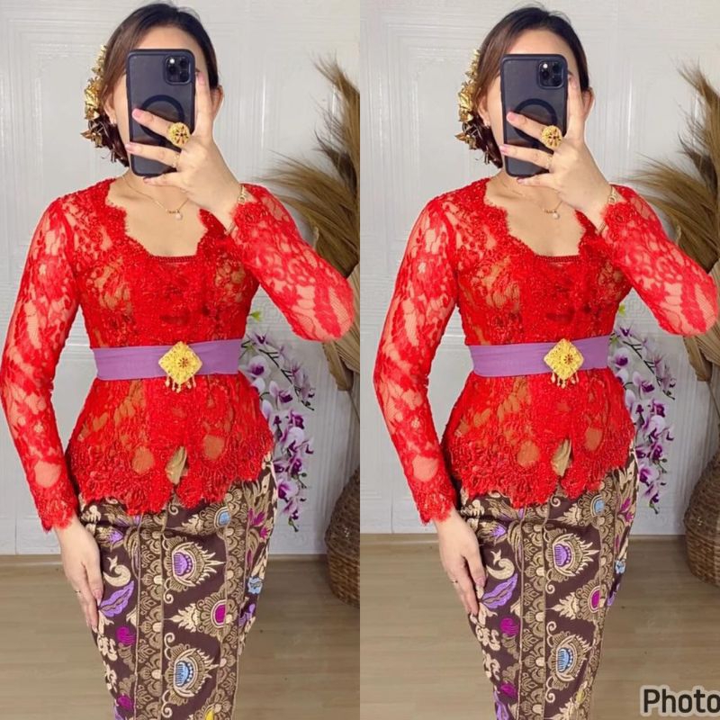 KEBAYA PAYET HITAM MERAH MAROON/ KEBAYA PAYET FULL PAYET DEPAN KEBAYA JADI BALI BAGUS MURAH KEBAYA W