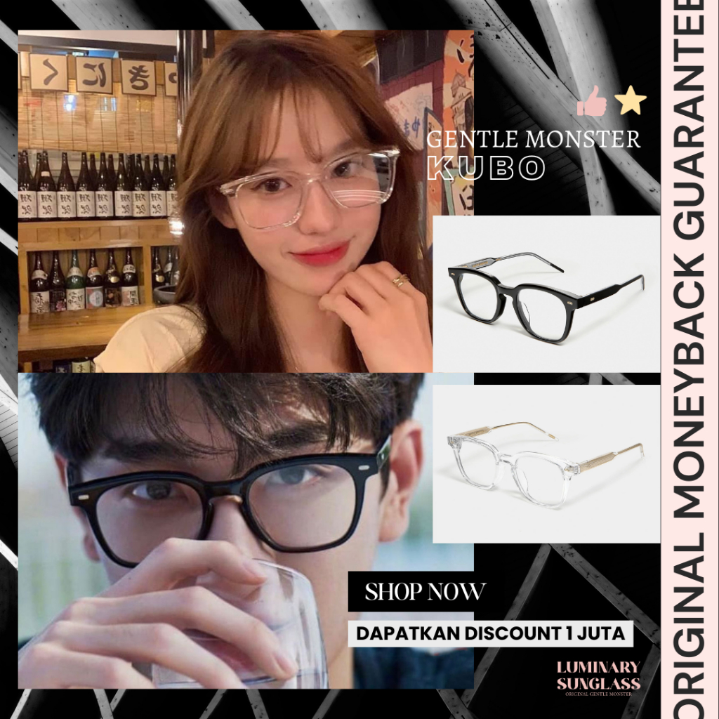 [ORIGINAL] GM Kubo Sunglasses / Kacamata Hitam / Kacamata Minus / Glasses Branded