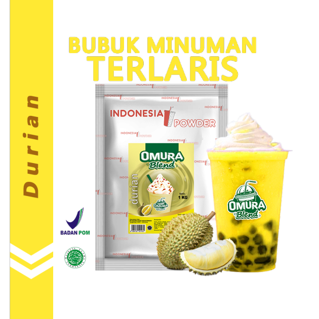 

OMURA Blend Bubuk Minuman Premium Rasa Durian / Duren Powder Drink 1 Kg Omura Powder