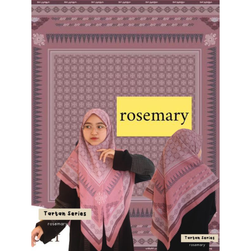 JILBAB SEGIEMPAT ORI WALIBAROKAH SCARF TARTAN SERIES
