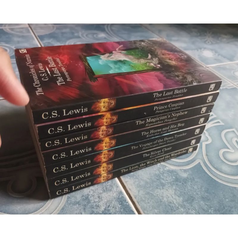 Original Lengkap HVS The Chronicles Chronicle of Narnia Bhs Indonesia Jilid 1 2 3 4 5 6 7 karya C. S