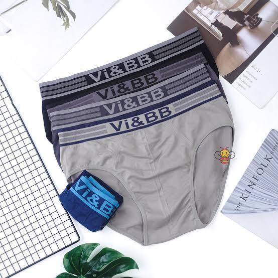 3 Pcs - Celana Dalam Pria Vi&BB model Segitiga Seamless