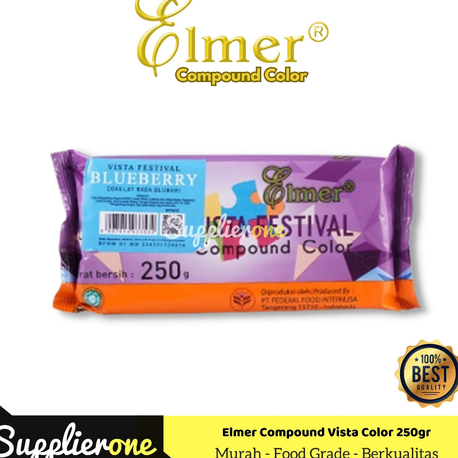 

Laris Elmer Vista Festival 250gr Coklat Batang Warna / Coklat Batang Es Kulkul / Cokelat Batang Warna 250gr