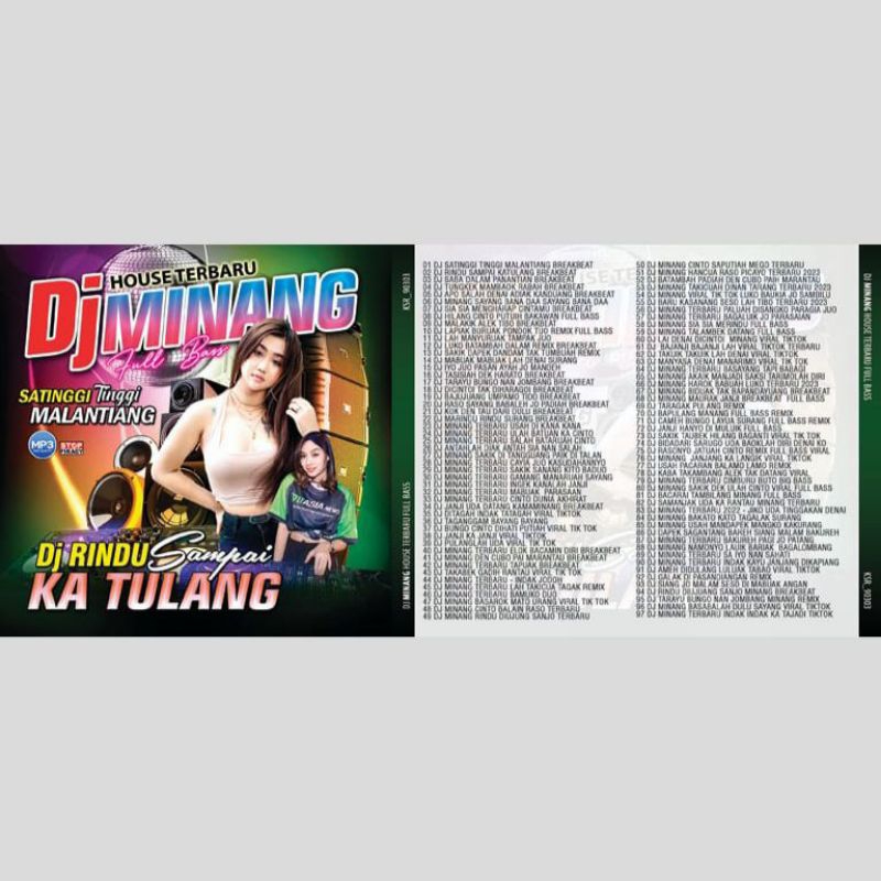 Kaset Mp3 Lagu House Terbaru Dj Minang Dj Rindu Sampai Ka Tulang 2023