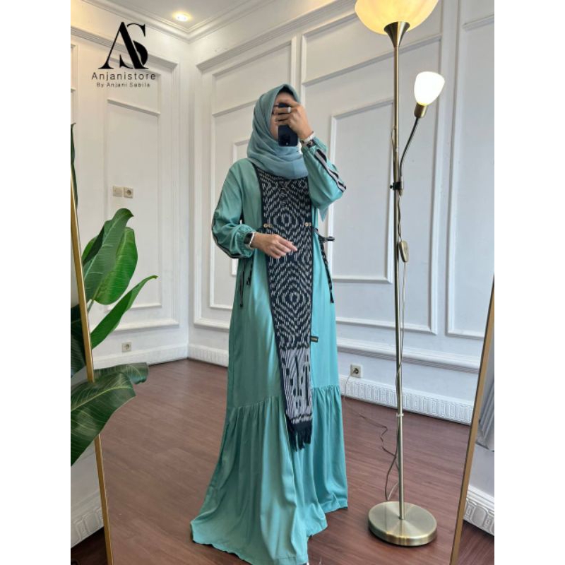 READY (ANJANI STORE) GAMIS TWILL UNIQLO MIX MOTIF TROSO