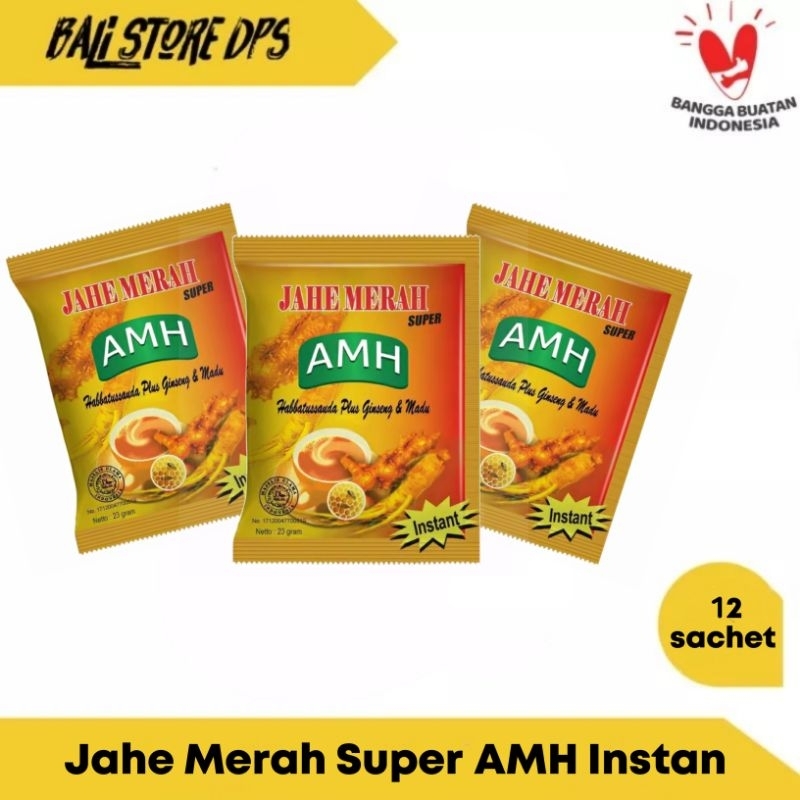 

Jahe Merah Amanah AMH 12 Sachet