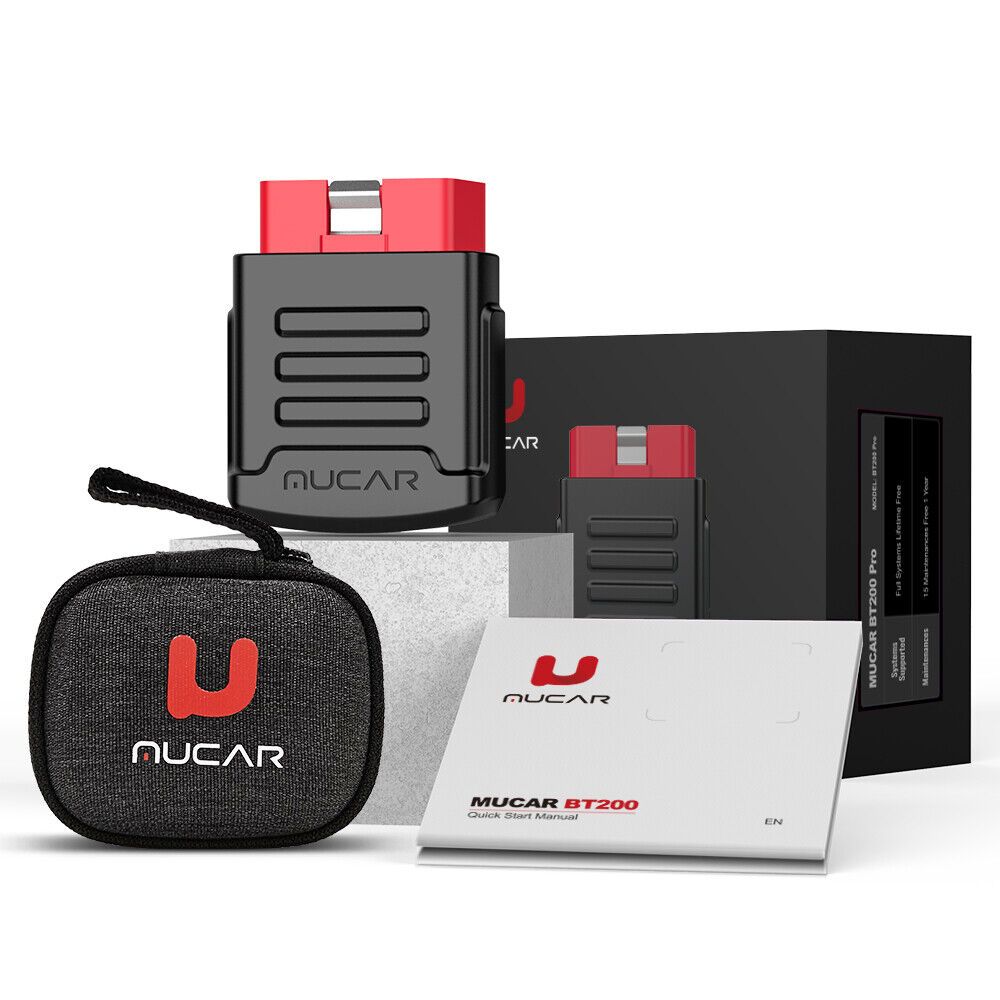 MUCAR BT200 Pro OBD2 Scanner Full System Car Diagnostic 15 Reset