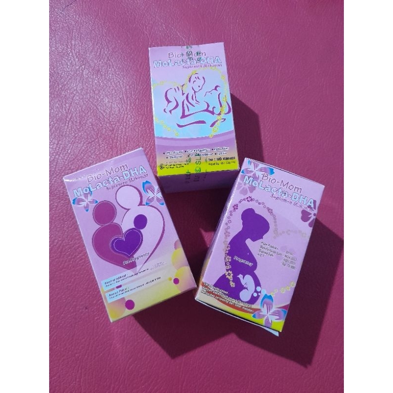 Bio-Mom Molacta DHA suplemen untuk ibu hamil, menyusui, program hamil