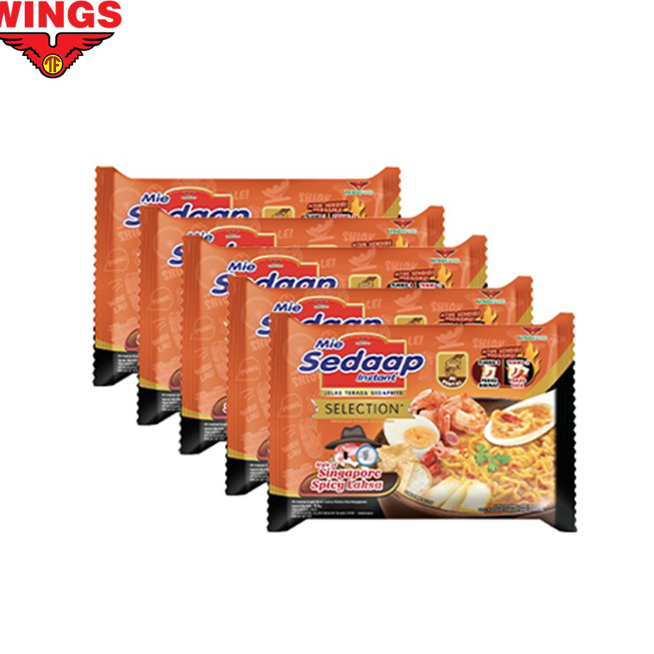 

Terkini Sedaap Mie Instan Singapore Spicy Laksa 83g x5