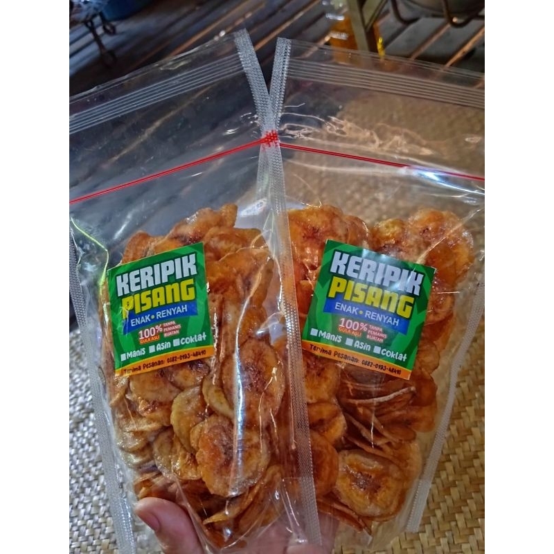 

keripik pisang kepok manis caramel 100gr