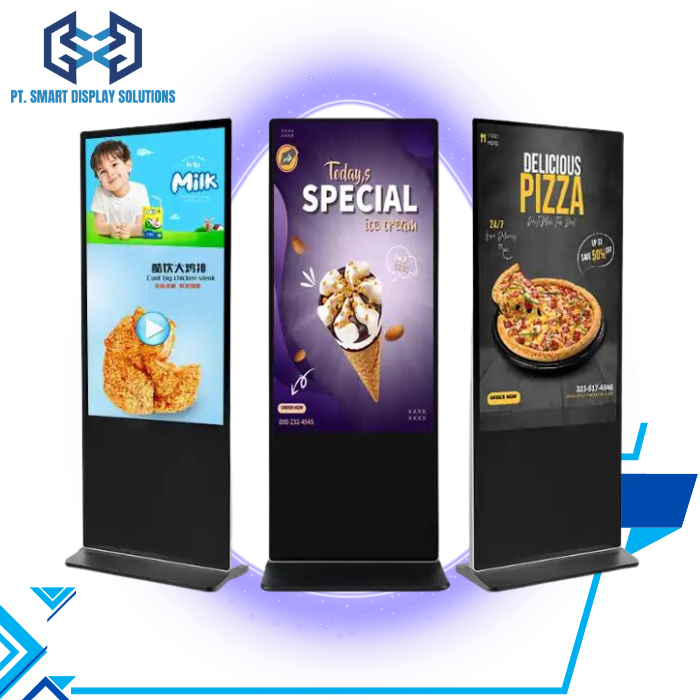 Digital Signage 55 Inchi Kiosk NonTouchscreen Hight Quality Free Instal dan Pengiriman Ready Digital
