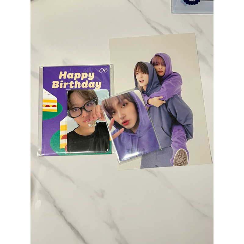 Haechan Photocard Hoodie Ungu Photopack Season’s Greetings 2021 pp sg21, SM Artist Birthday Card 202