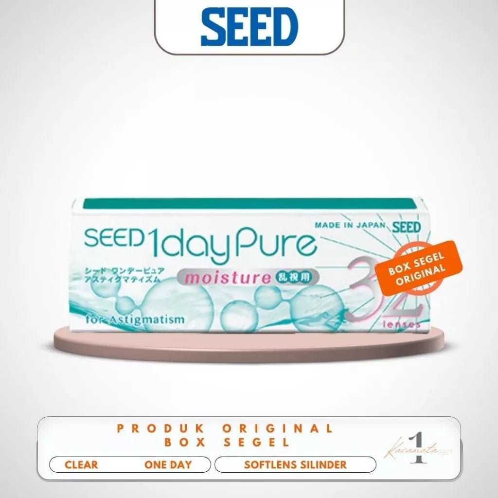 SOFTLENS SEED 1 DAY PURE MOISTURE ASTIGMATISM / SOFTLENS CYLINDER HARIAN