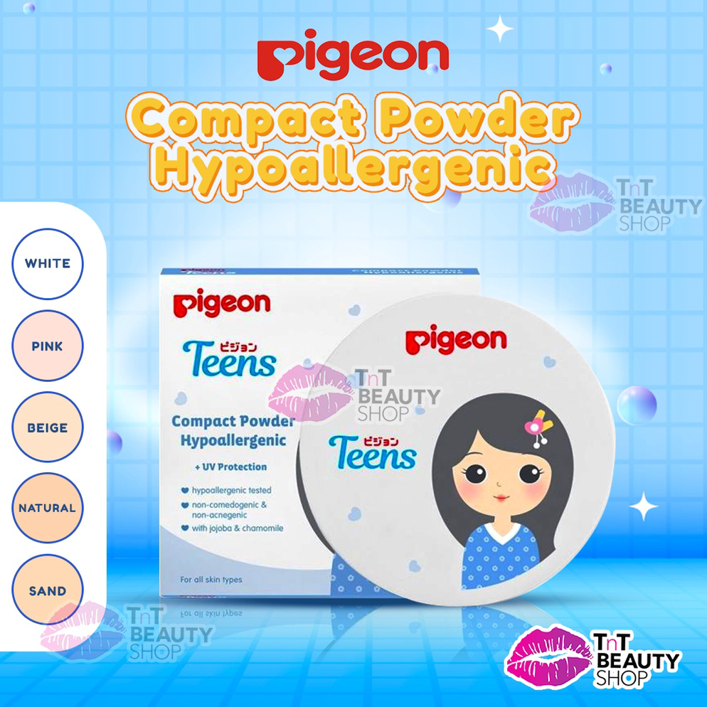 Berkualitas4k4Jy PIGEON Teens Compact Powder +UV Protection 14gr