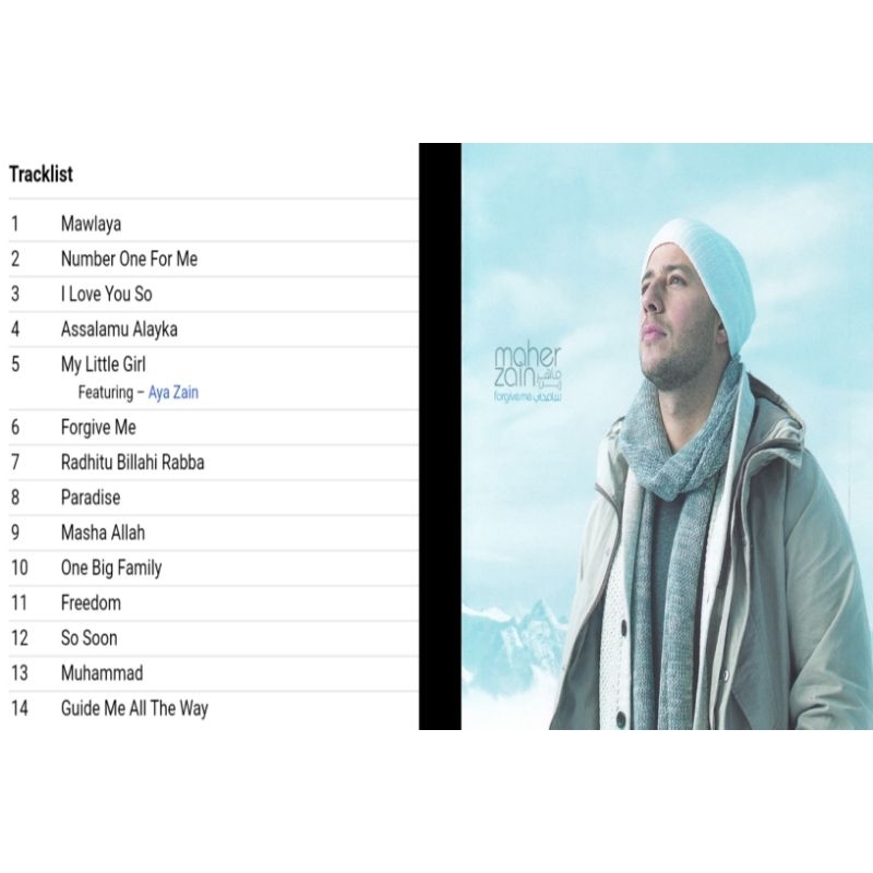 maher zain vcd album forgive me