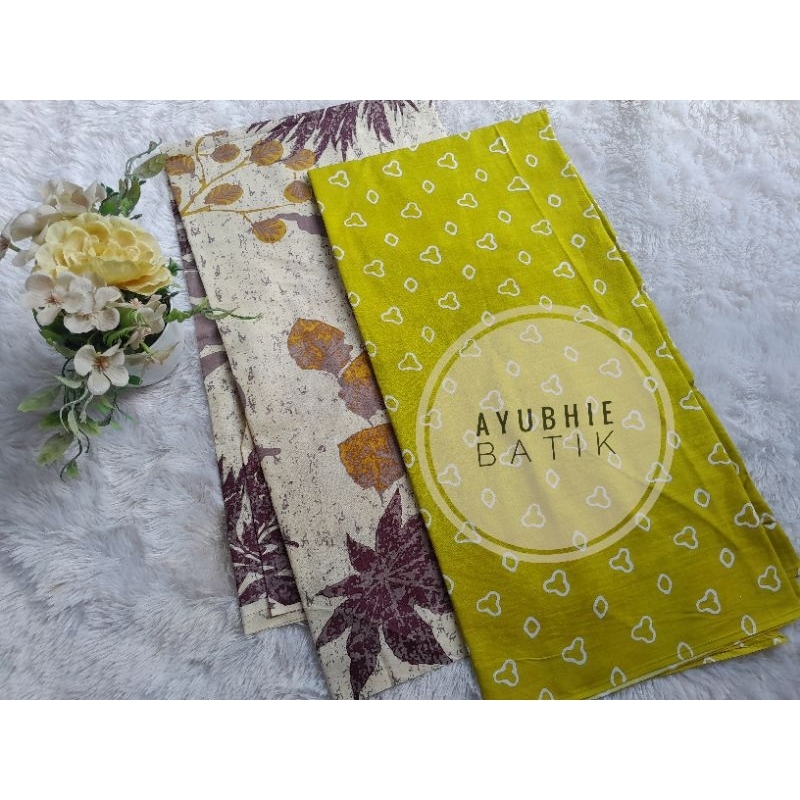 Set batik pekalongan bunga teratai jumputan seragam bridemaids