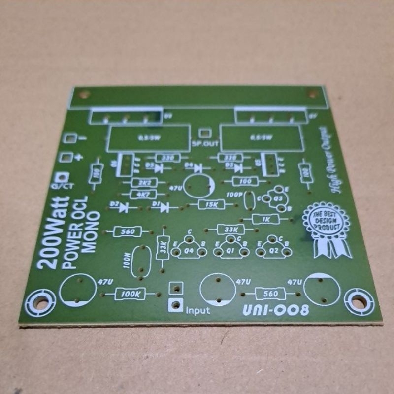 PCB Power OCL 200 Watt Mono.