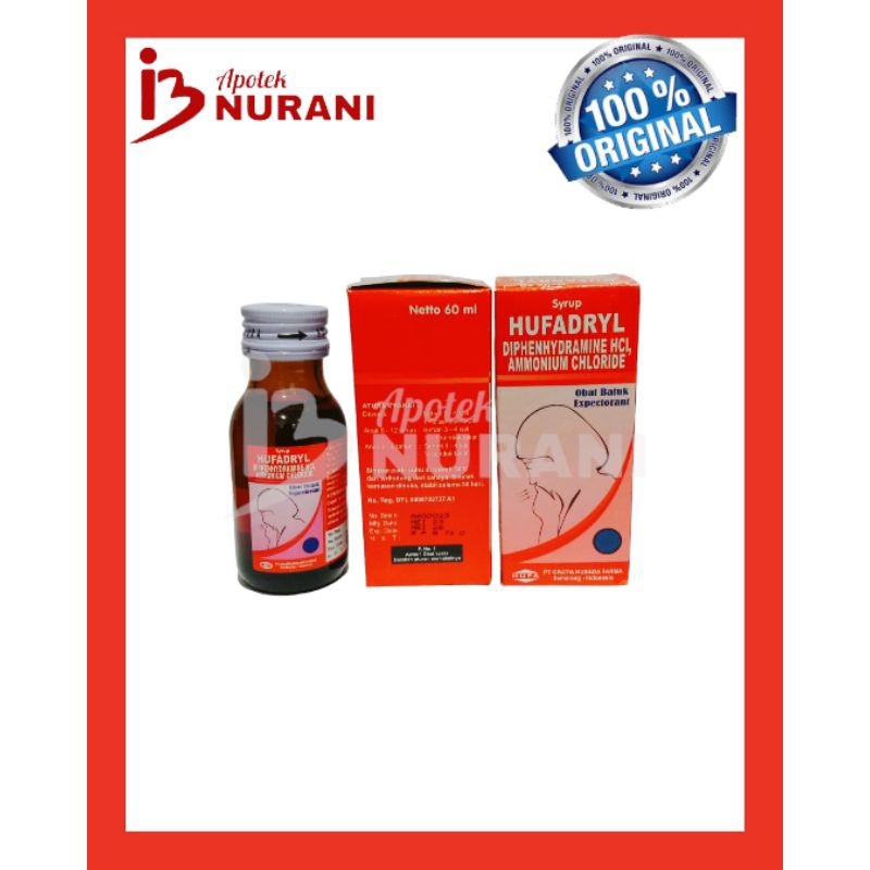 HUFADRYL SIRUP OBAT BATUK ALERGI