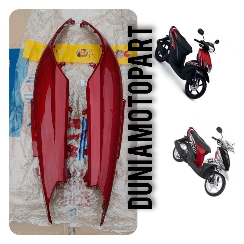 Cover body samping belakang set mio j mio gt merah maroon