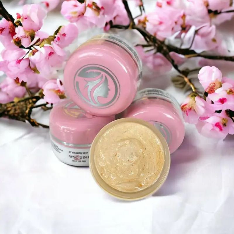 skincare cream WSC free gift 2in1 kemasan 30g bpom