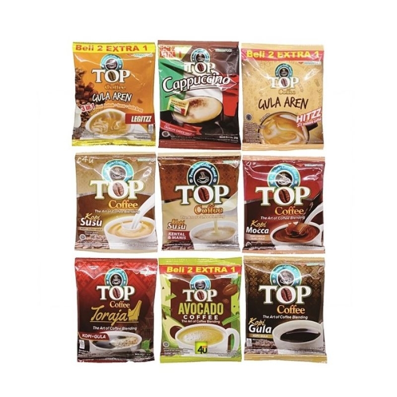 

KOPI TOP COFFI INSTAN/ TOP COFFE WINGS FOOD SIAP SEDUH 1 RENCENG