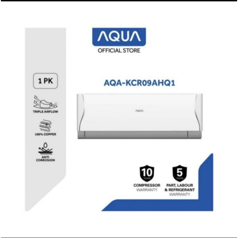 Ac Aqua 1pk + pasang Pipa 3m